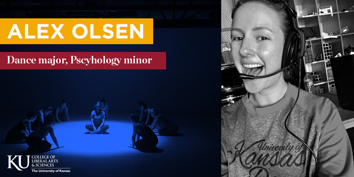 Alex Olsen. Dance major, Psychology minor