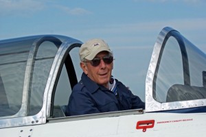 Gen. Boyd in plane