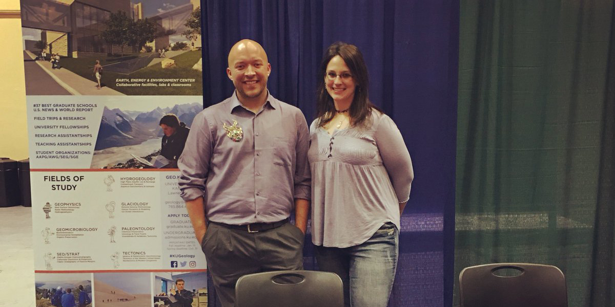 Misty Porter (right) works as a graduate student on Mary Hill's project