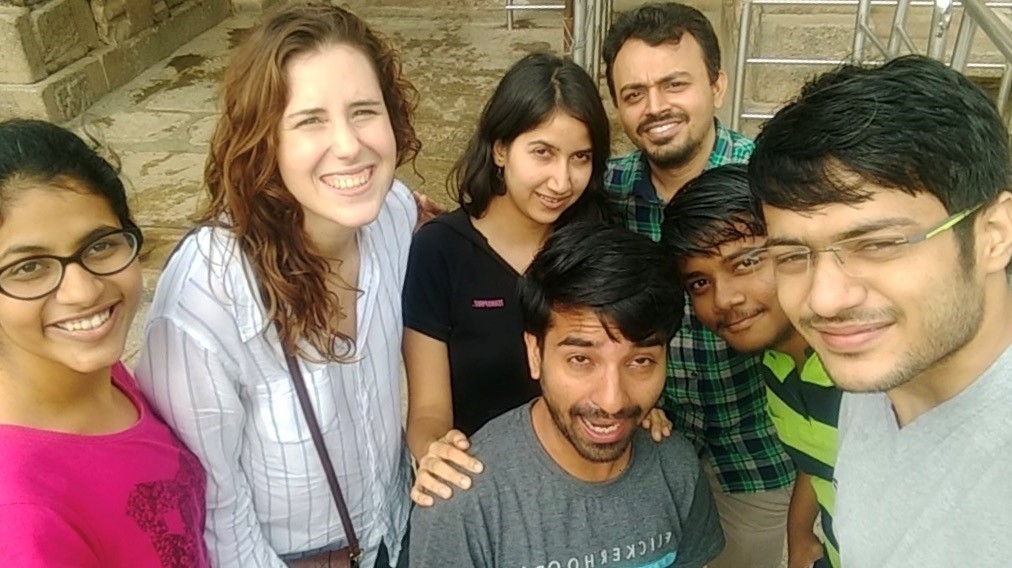 A group of people smiling for the camera