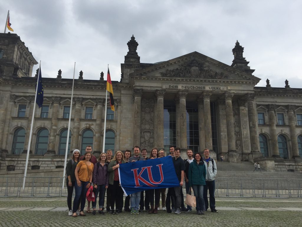 Kathleen met up with KU students from the German Language Institute in Berlin, Germany