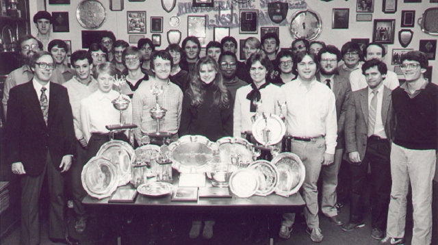 The 1983 KU debate team