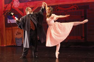 Goracke performs as Clara in the Lawrence Arts Center's production of "The utcracker."