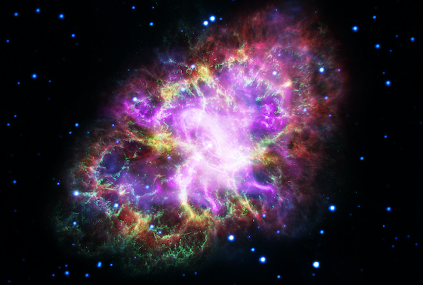 a colorful supernova