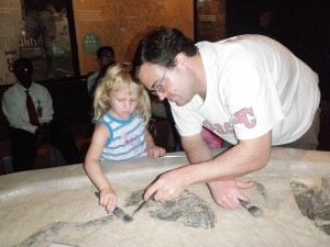 Stuartt Corder with his daughter