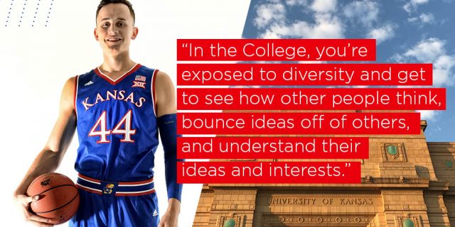 In the College, you’re exposed to diversity and get to see how other people think, bounce ideas off of others, and understand their ideas and interests.