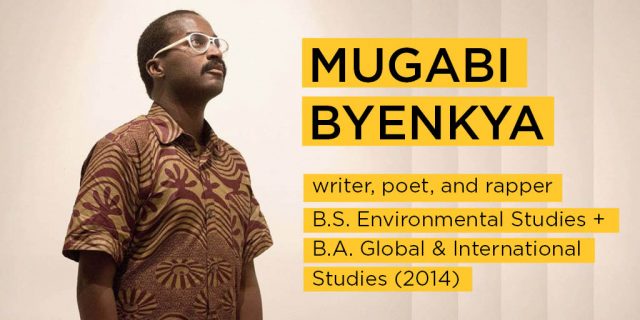 Mugabi Byenkya. writer, poet, rapper