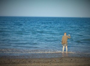 Emily Lenherr in Bray, Ireland while studying abroad in Dublin