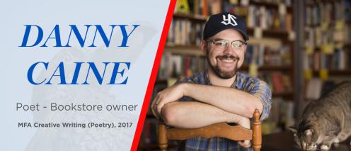 Danny Caine: poet - bookstore owner