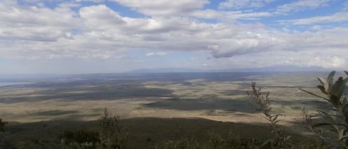 Aerial image of the Kenyan countryside