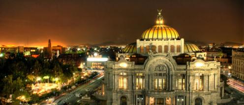 Mexico City at night