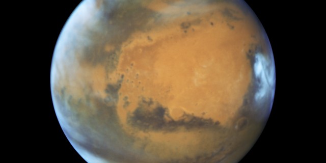 Mars image from Hubble Space Telescope