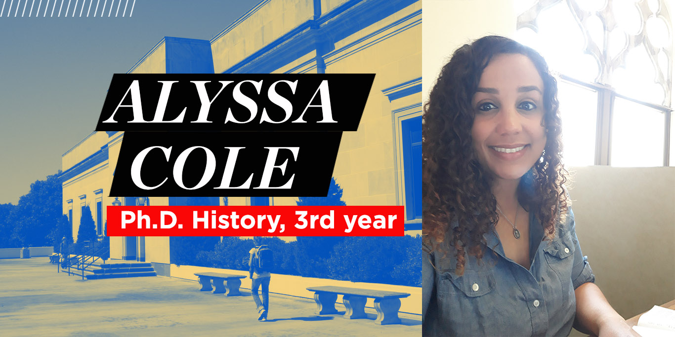 Alyssa Cole, Ph.D. History, 3rd year