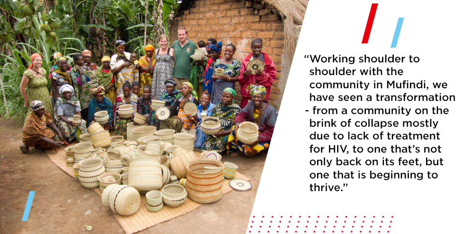  Working shoulder to shoulder with the community in Mufindi, we have seen a transformation - from a community on the brink of collapse mostly due to lack of treatment for HIV, to one that’s not only back on its feet, but one that is beginning to thrive.