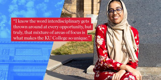I know the word interdisciplinary gets thrown around at every opportunity, but truly, that mixture of areas of focus is what makes KU College so unique