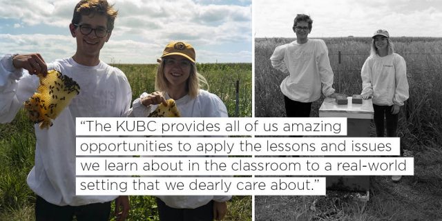 the KUBC provides all of us amazing opportunities to apply the lessons and issues we learn about in the classroom to a real-world setting that we dearly care about. 