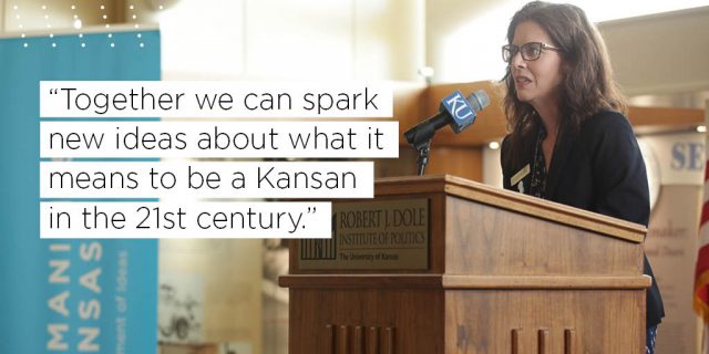 Together we can spark new ideas about what it means to be a Kansan in the 21st century. 