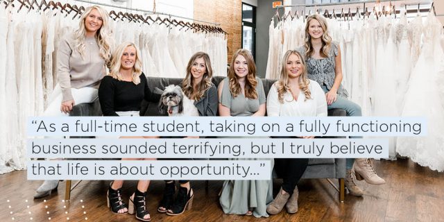 As a full-time student, taking on a fully functioning business sounded terrifying, but I truly believe that life is about opportunity 