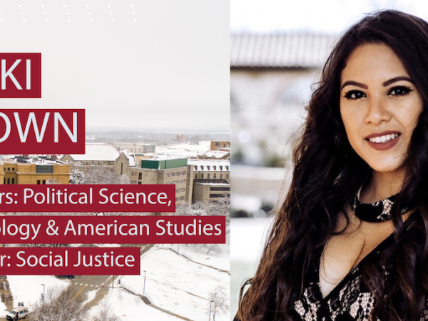 Nikki Brown majors: Political Science, Sociology & American Studies minor: Social Justice